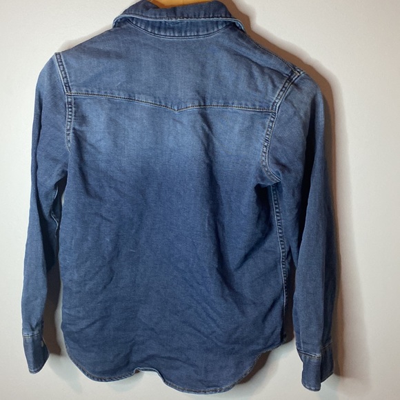 Boys causal long sleeve jean shirt - Picture 4 of 6
